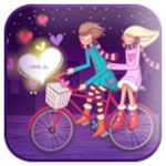 romantic couples android application logo